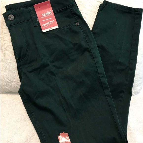 ✨New ARIZONA✨SKINNY LEG JEANS WINTERGREEN (11) - Picture 3 of 3